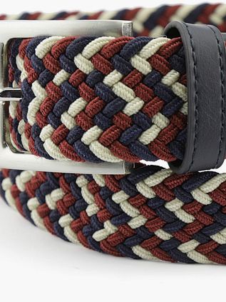 Steppin' Out Geflochtener Gürtel Multicolour Navy