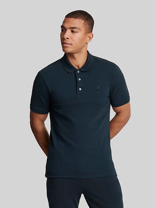 Lyle and Scott Tonal Eagle Polo Navy