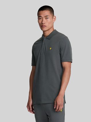 Lyle and Scott Polo Plain Antraciet