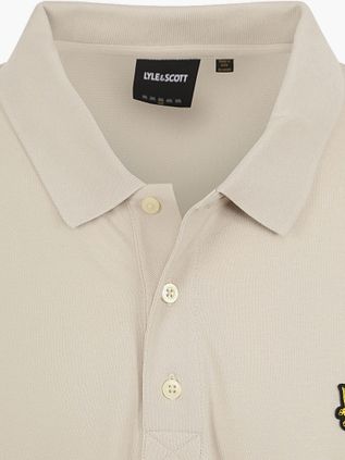 Lyle and Scott Plussize Polo Ecru