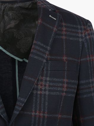 Suitable Respect Blazer Montreal Karo Flex Navy