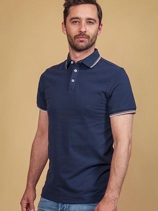 Suitable Poloshirt Jesse Dunkelblau