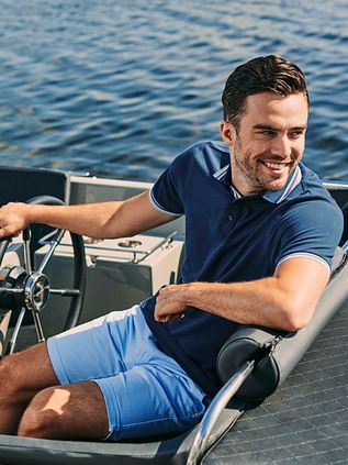 Suitable Kick Polo Shirt Navy