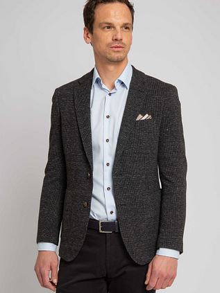 Suitable Sports Jacket Fame Pied de Poule Anthracite