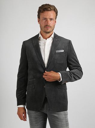 Suitable Blazer Heleen Corduroy i Cosmos Blå