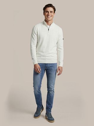 Suitable Race Half Zip Trui Off White
