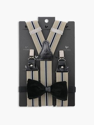 Sir Redman Hosenträger Combi Pack Grau Schwarz