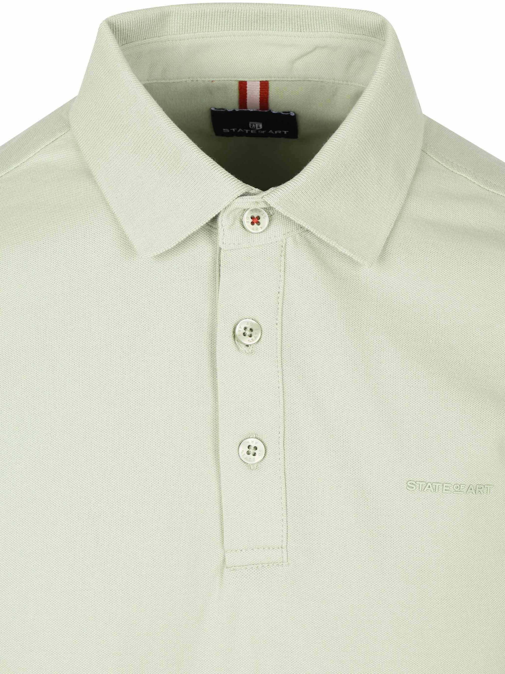 State of Art Polo Piqué Vert Clair Product / Detail