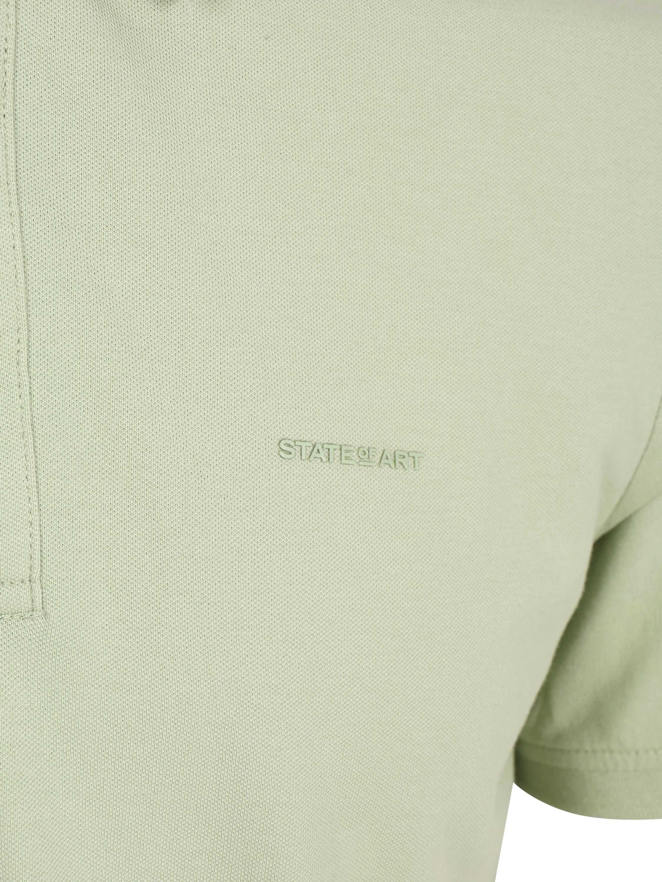 State of Art Polo Piqué Vert Clair Product / Detail