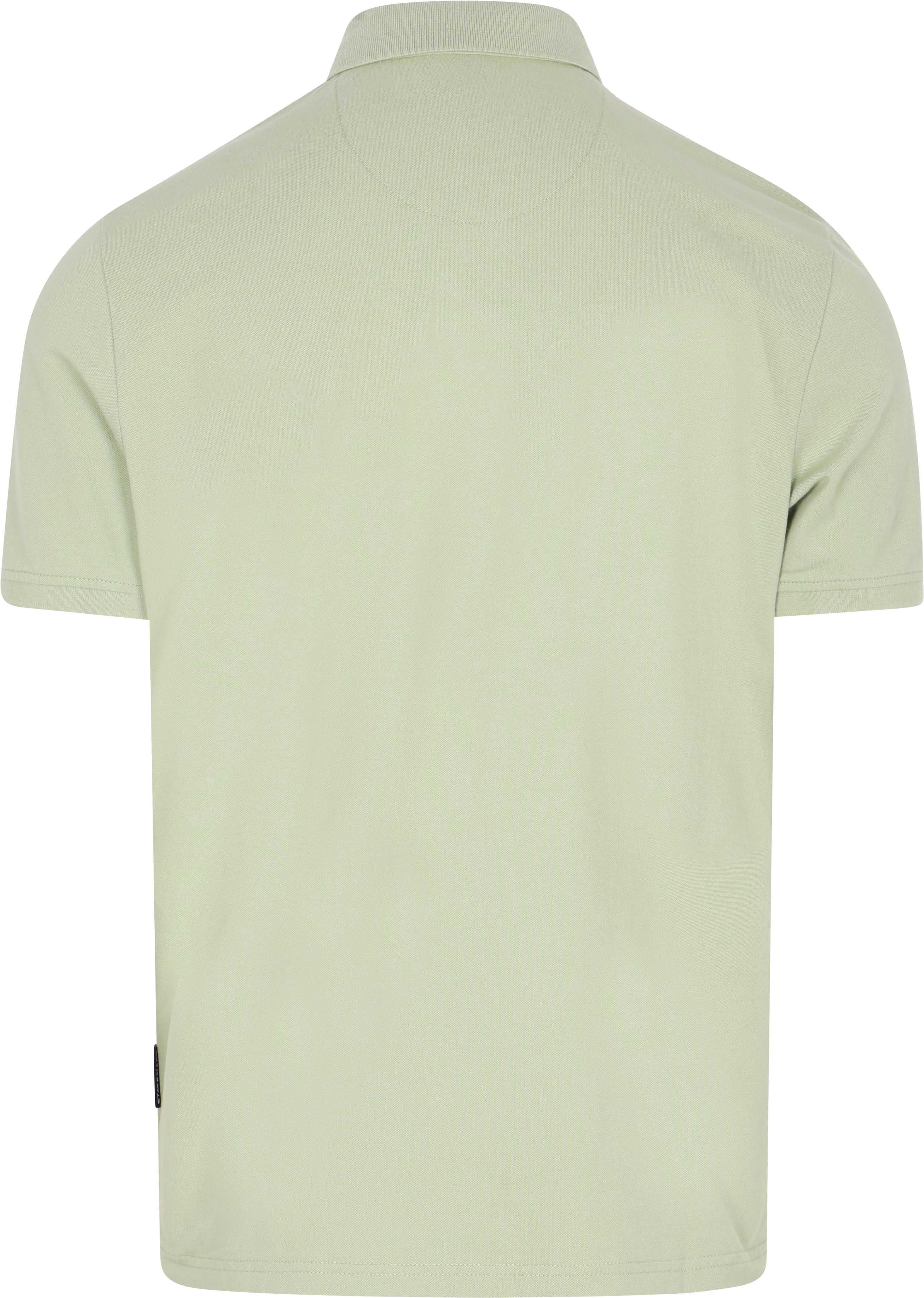 State of Art Poloshirt Piqué Light Green Product / Achterkant