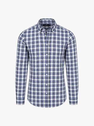 Steppin' Out Hemd Kariert Blau