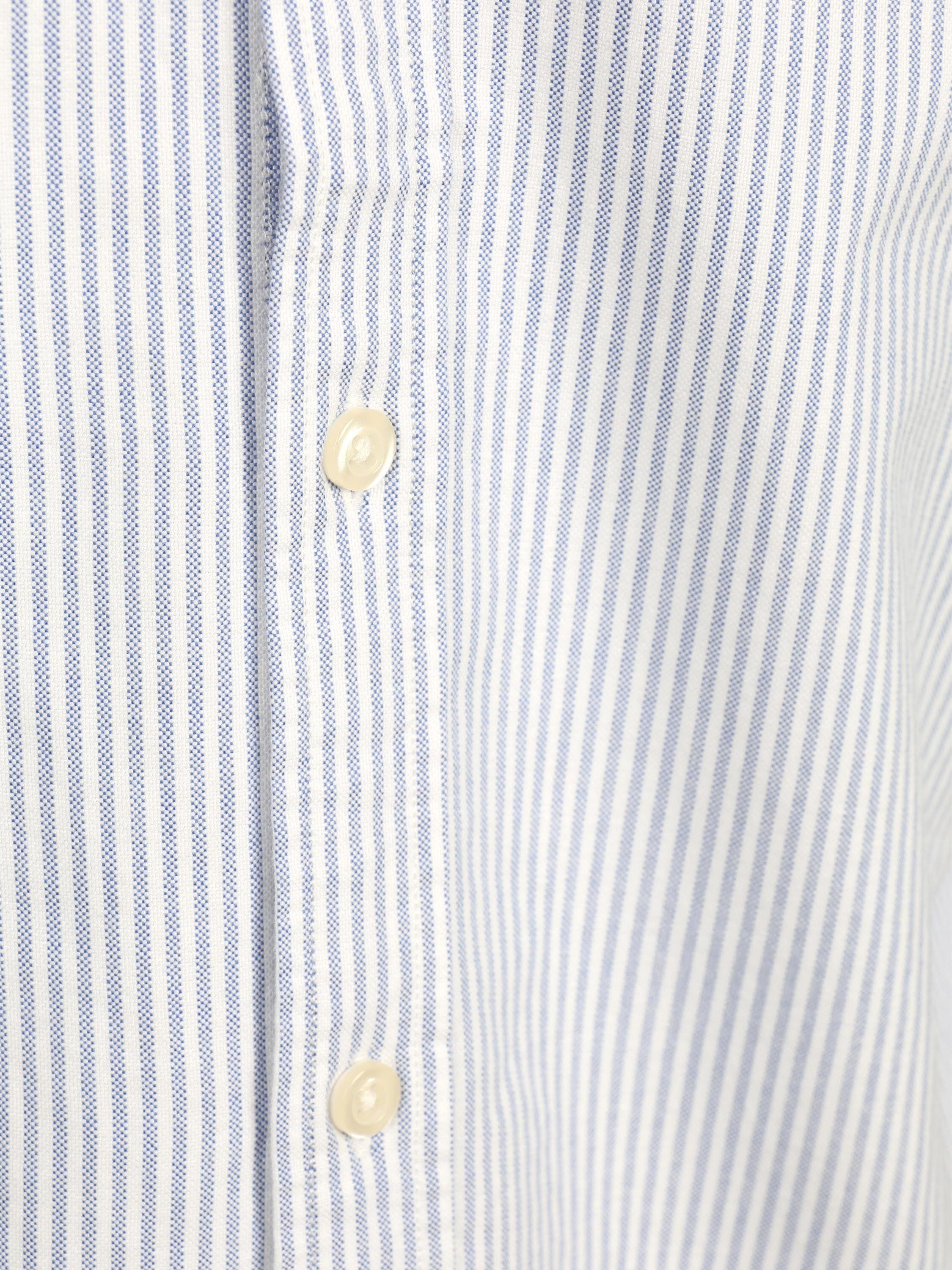 Steppin' Out Short Sleeve Shirt Oxford Yale Stripes Light Blue Product / Detail