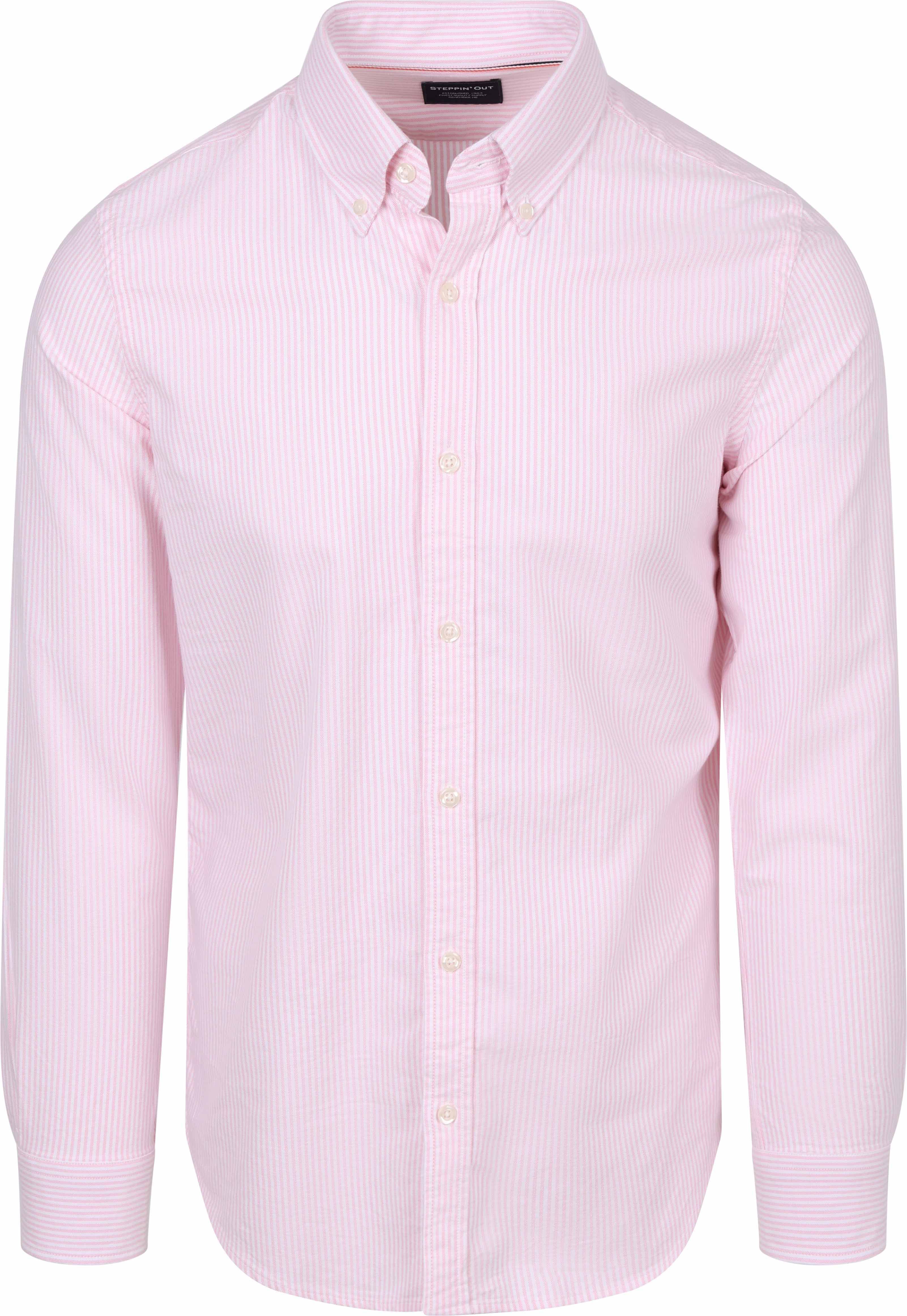 Steppin' Out Shirt Oxford Stripe Pink Product