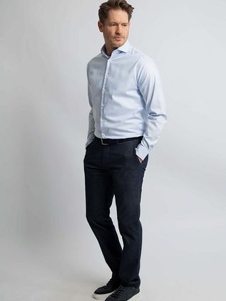 Steppin' Out Chino Newbury Melange Navy