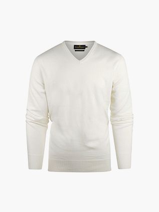 Steppin' Out Trui Cashmere V-hals Off White