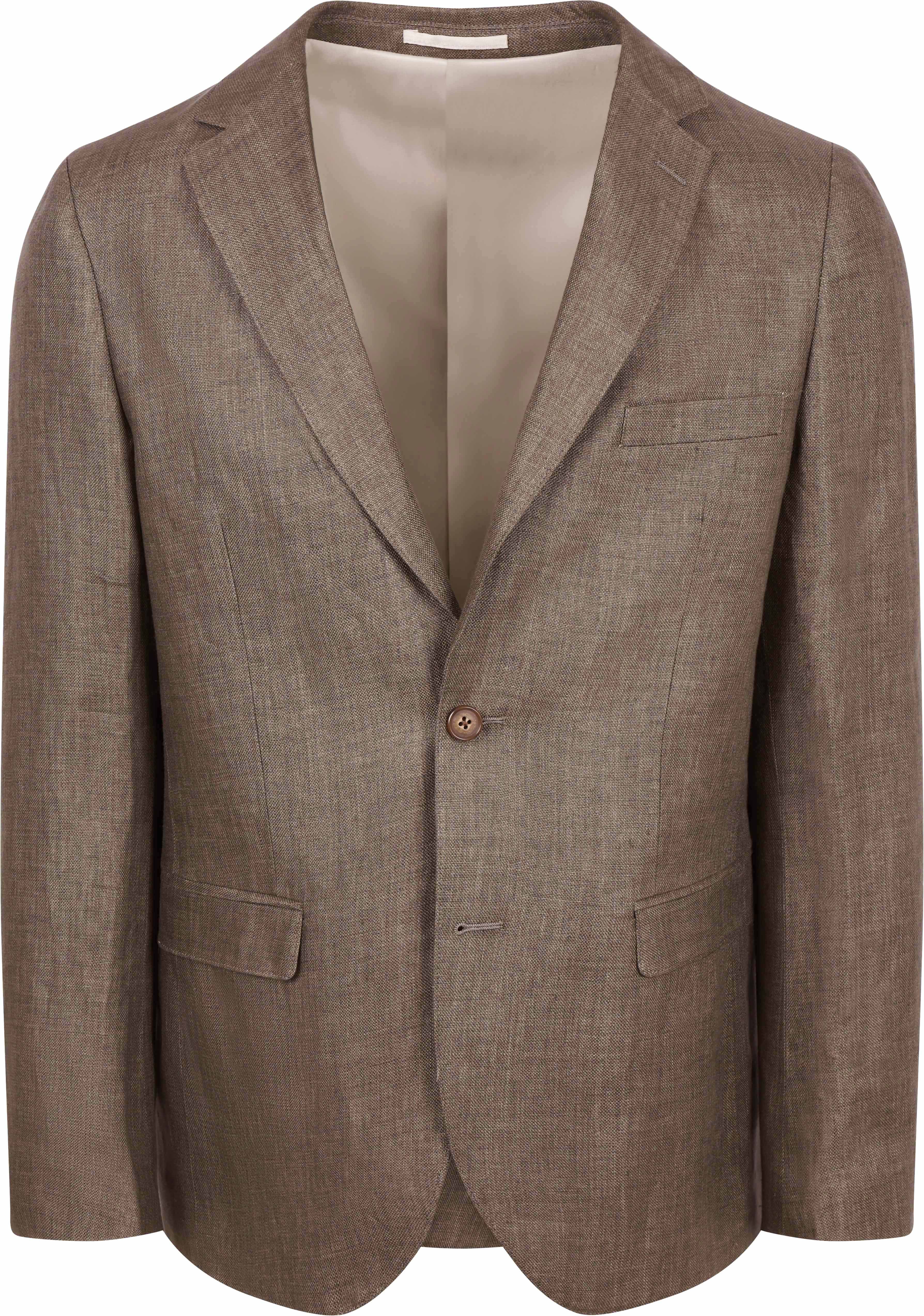 Suitable Blazer Linen Twill Bruin Product