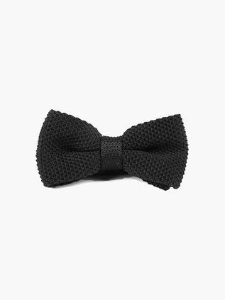 Suitable Bow Tie Knitted Black