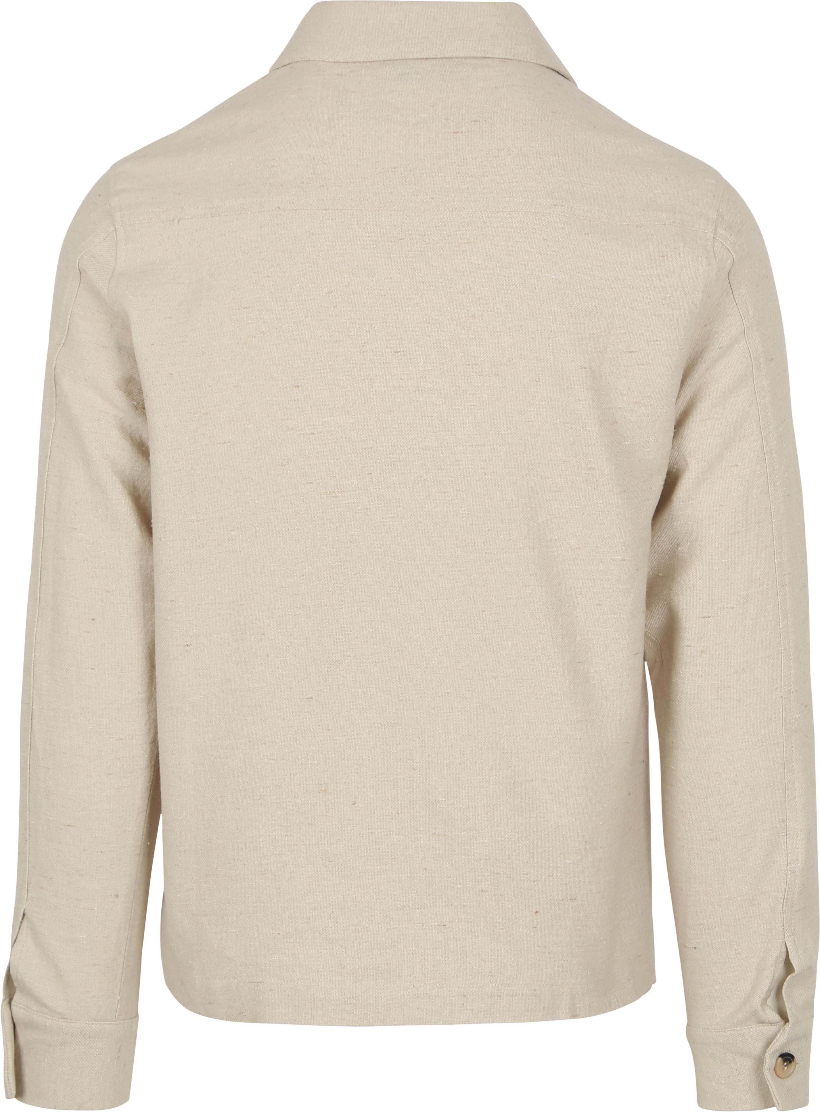 Suitable Drop Loop Overshirt Sand Product / Achterkant