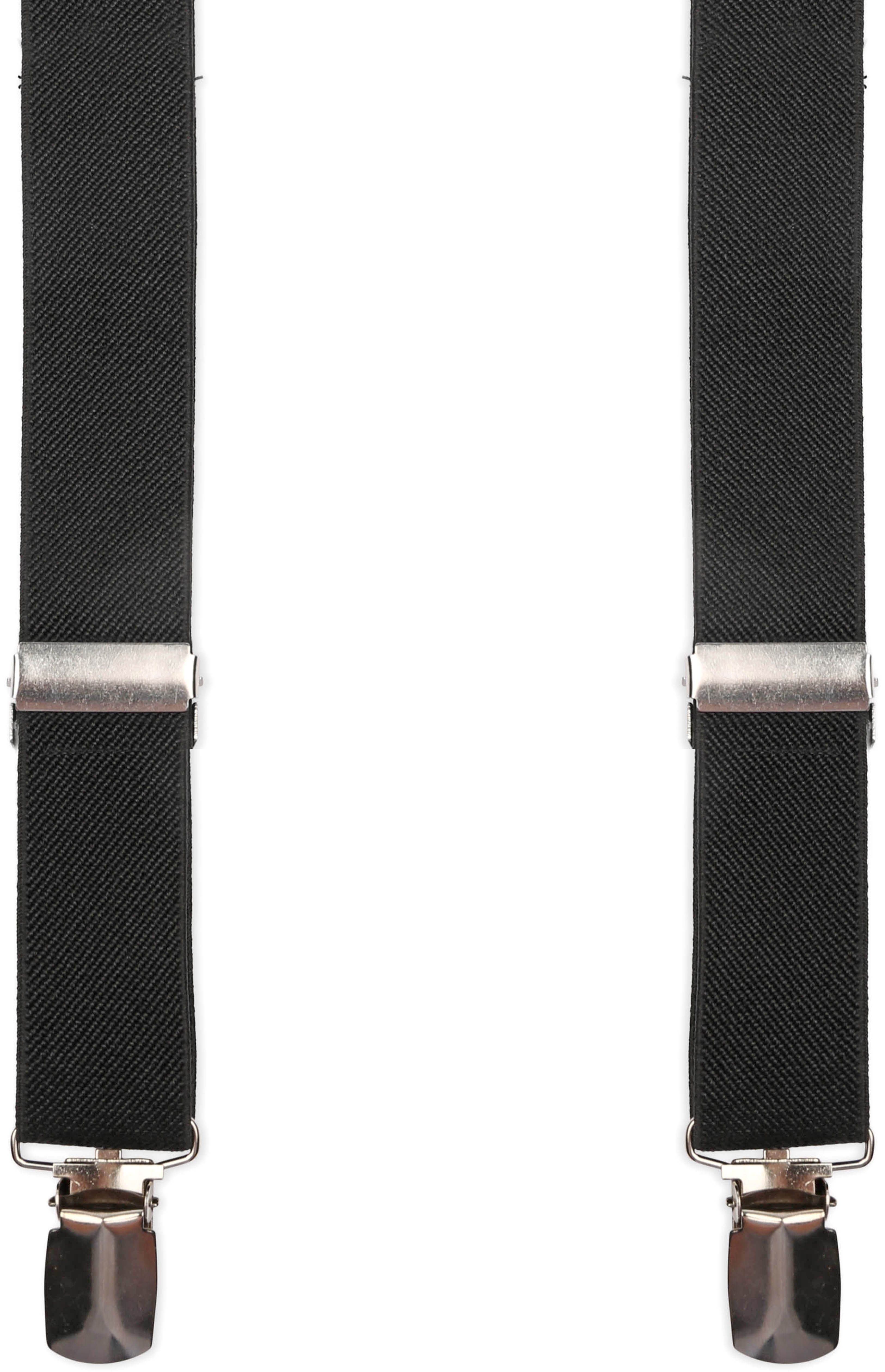 Hosenträger X-Modell Schwarz