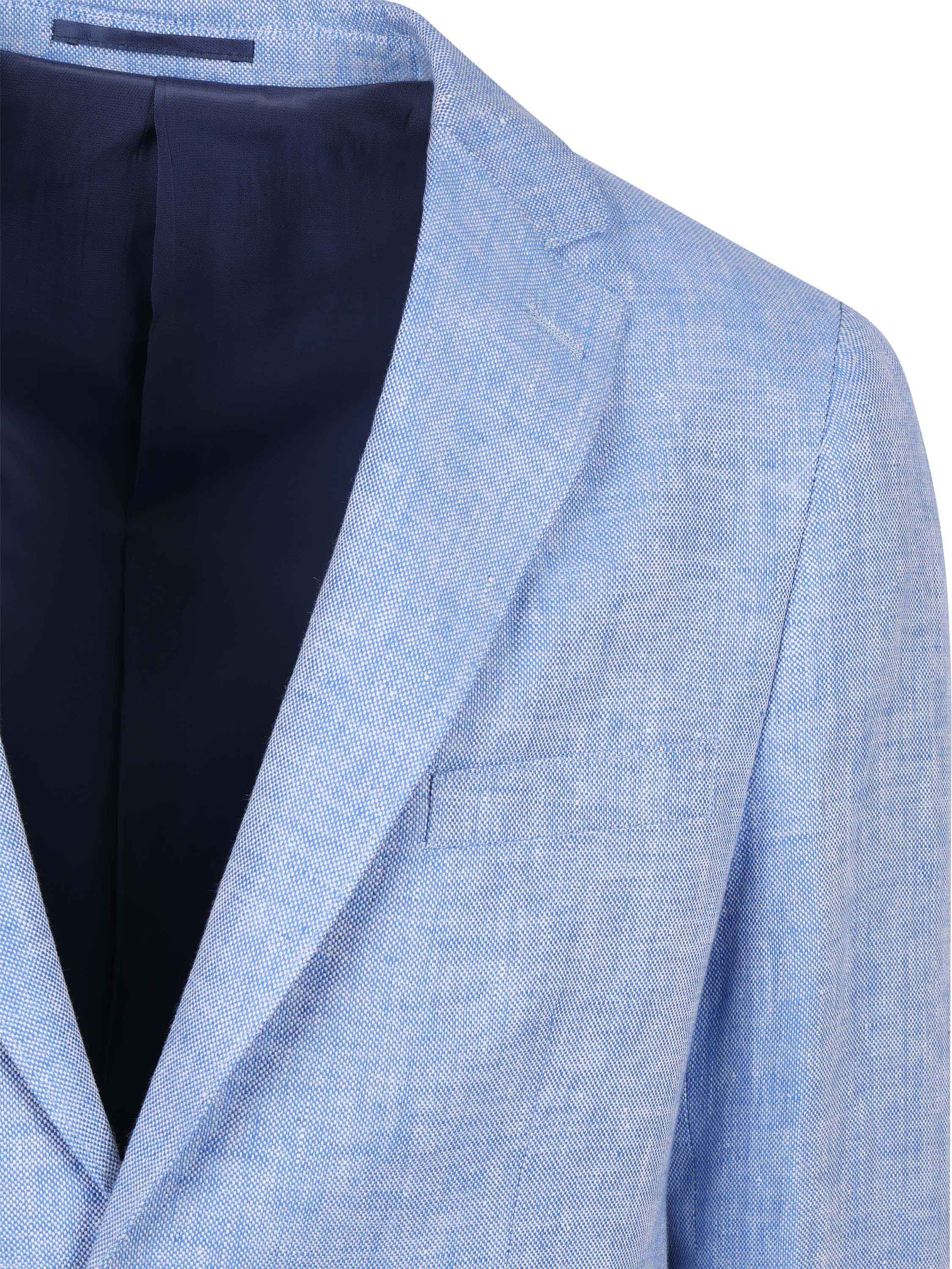 Suitable Blazer Linen Panama Light Blue Product / Detail
