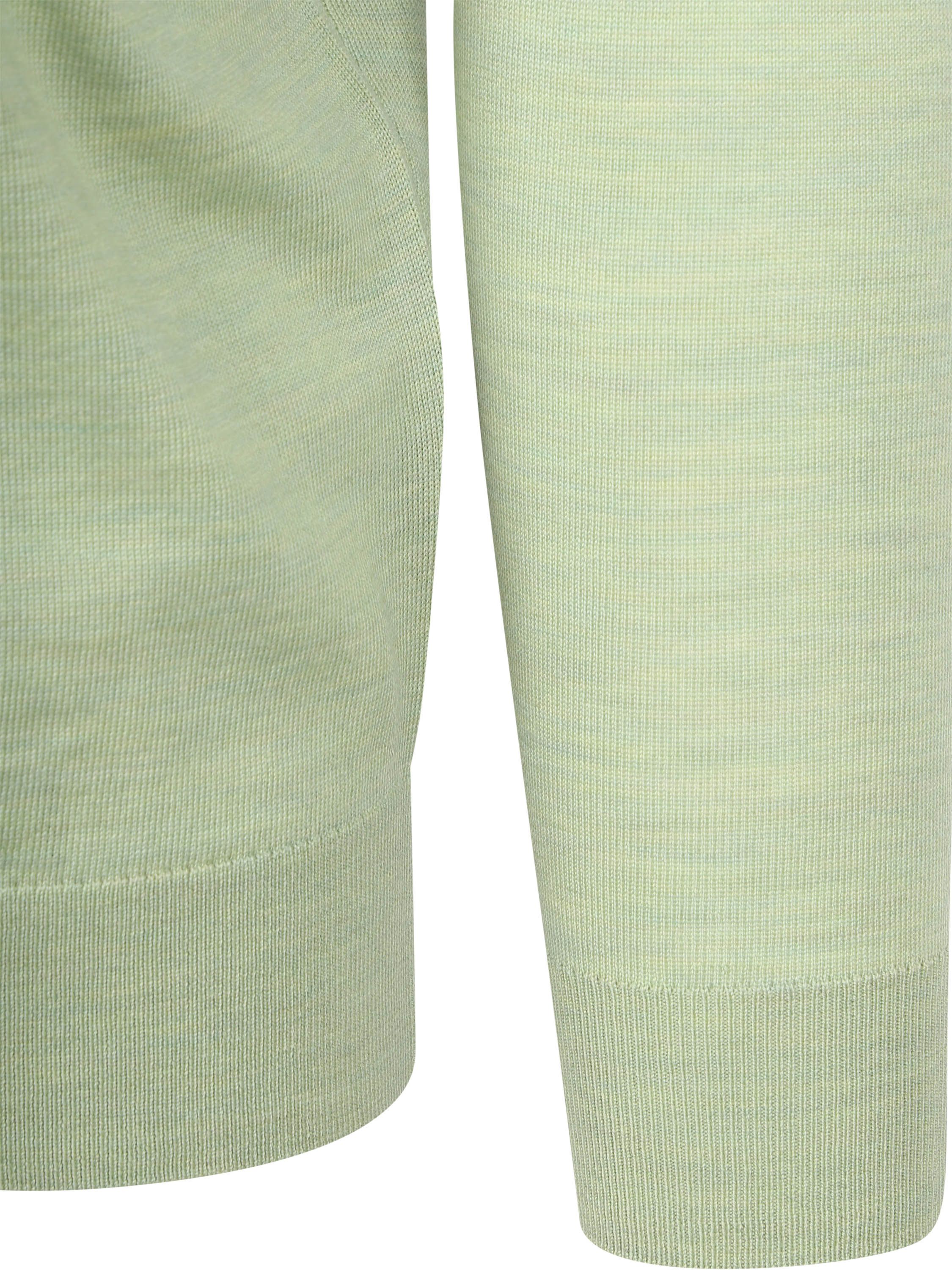 Suitable Merino Half Zip Sweater Vert Clair Product / Detail