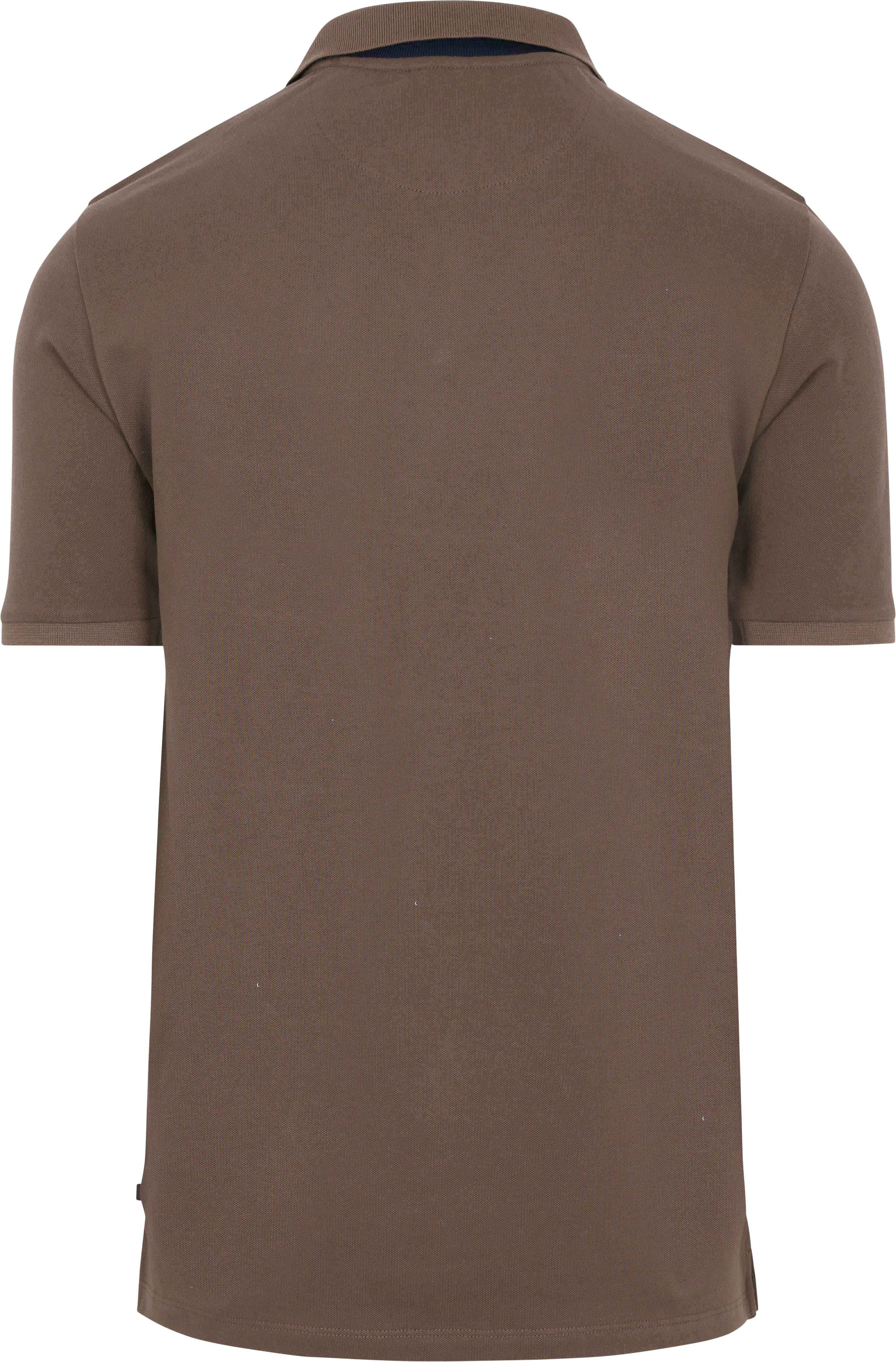 Suitable Respect Polo Shirt Tiger Brown Product / Achterkant