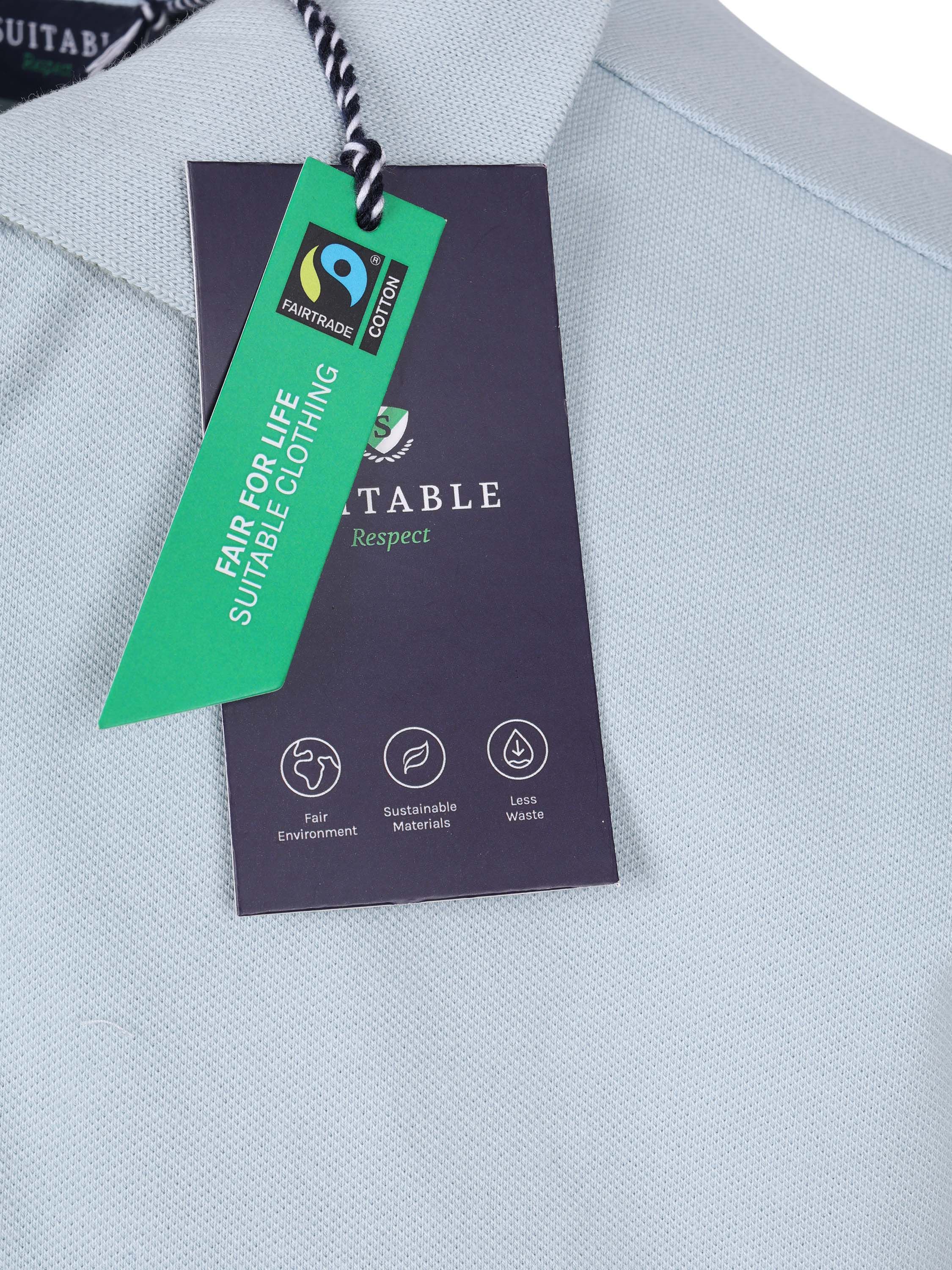 Suitable Respect Polo Shirt Tiger Light Blue Product / Detail
