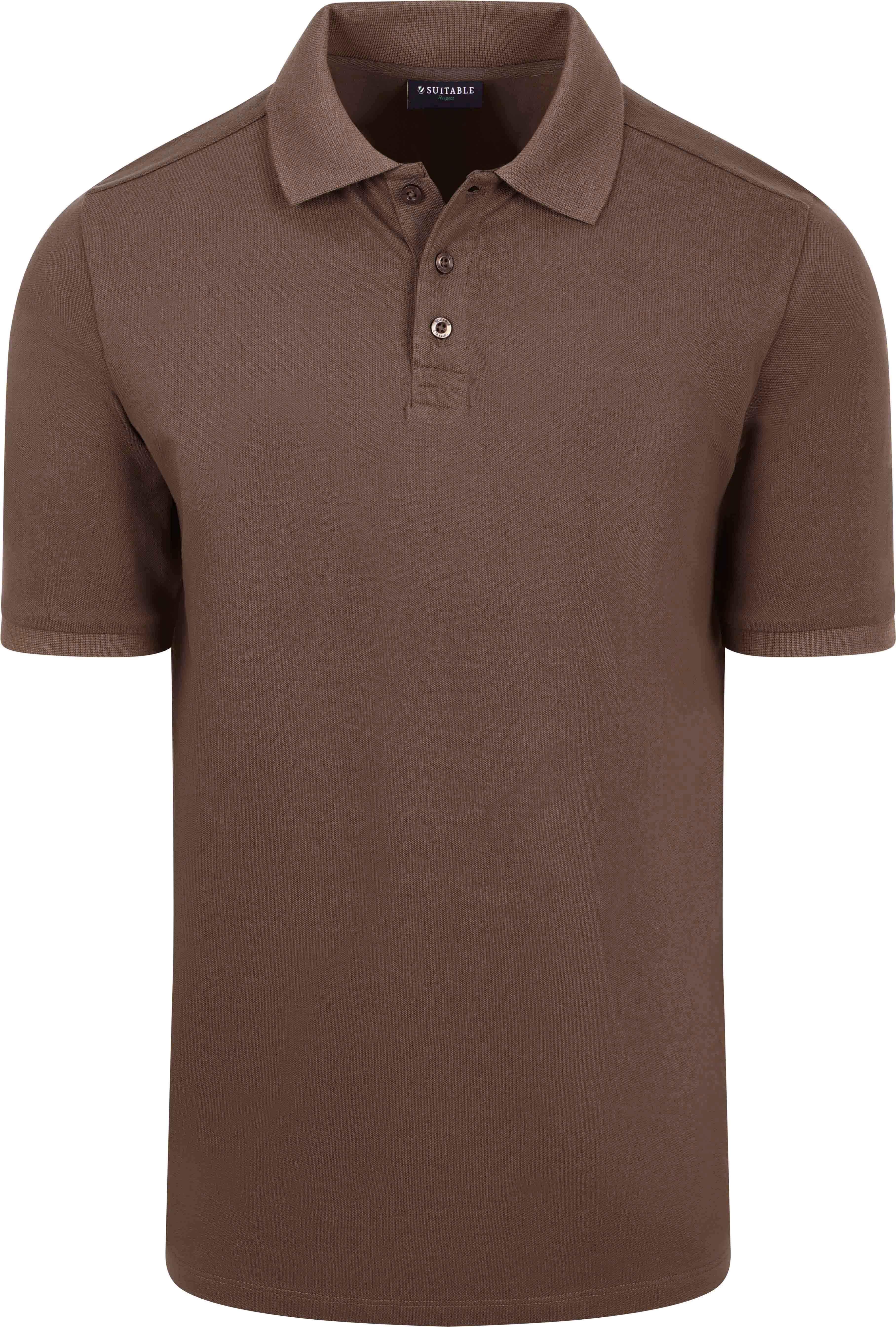 Suitable Respect Poloshirt Tiger Braun Product