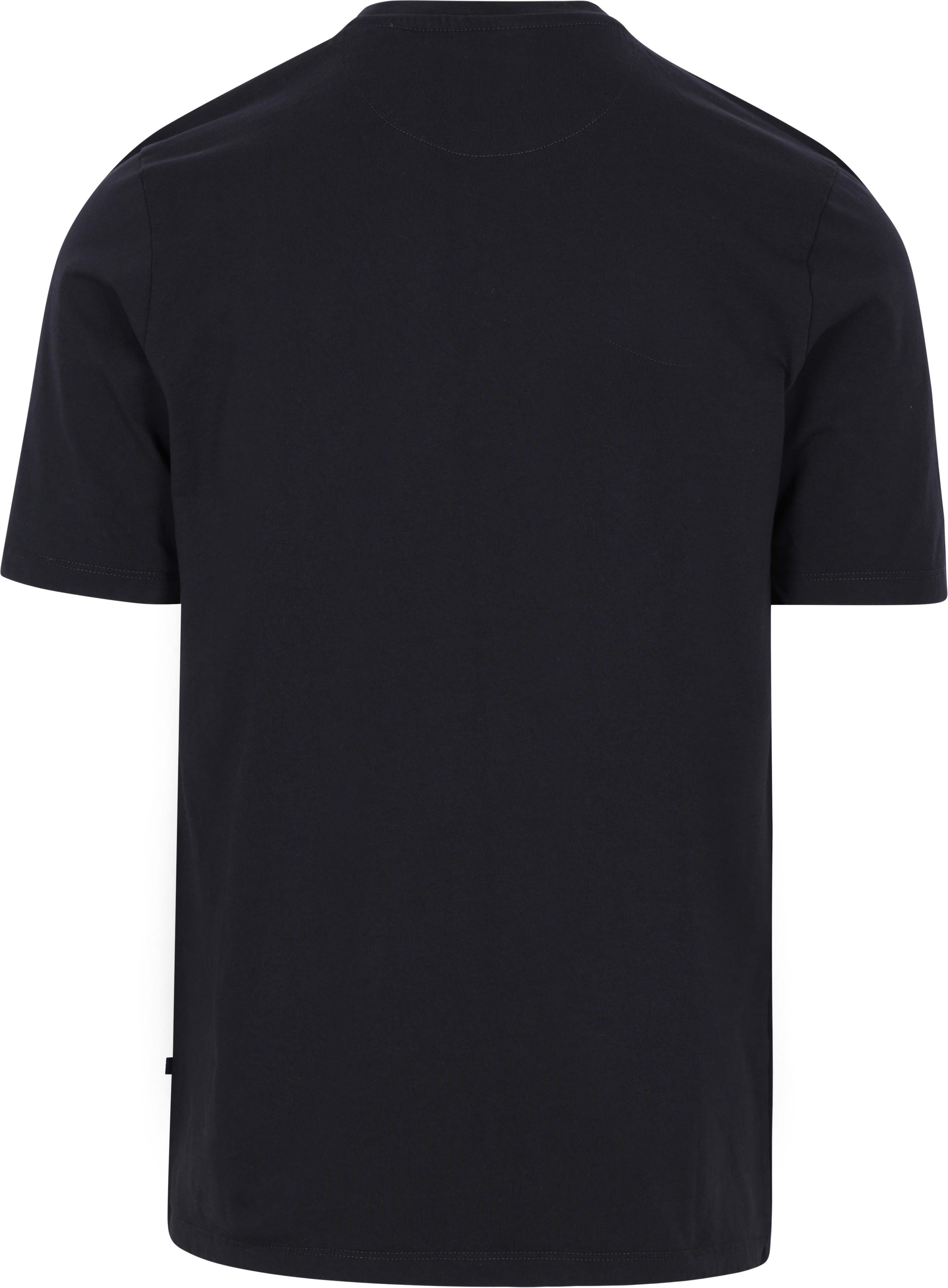Suitable Respect T-shirt Tim Dark Blue Product / Achterkant