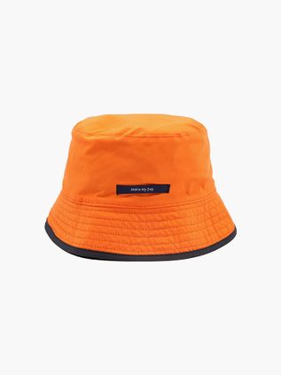 Suitable Reversible Bucket Hat Navy Orange