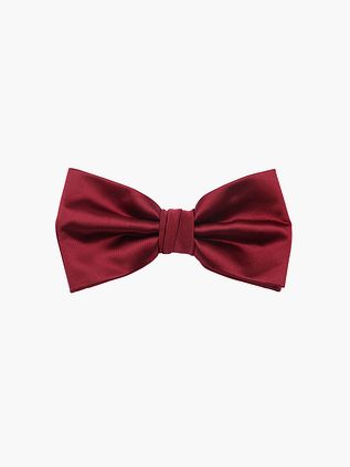 Suitable Satin Bow Tie Bordeaux