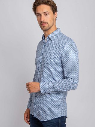 Suitable Shirt Royal Opt Multicolour