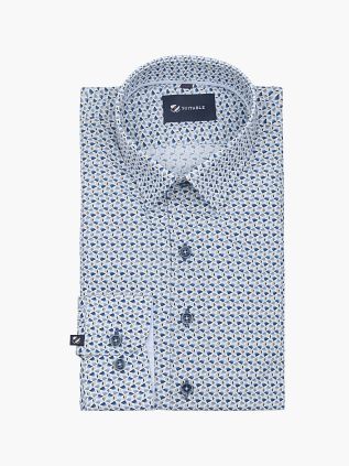 Suitable Shirt Dia Mosa Blue