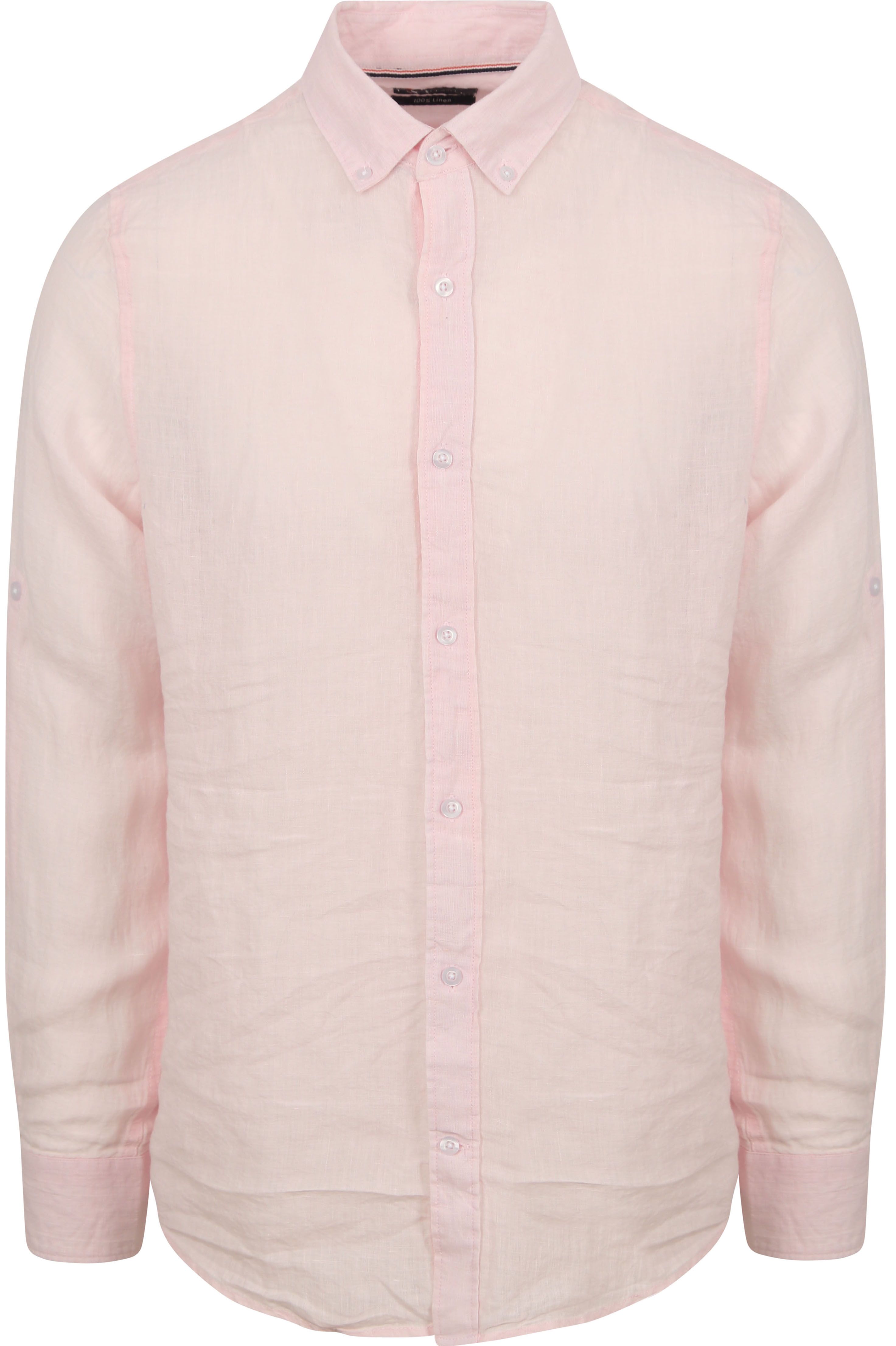 Skjorta i Ljusrosa Linne