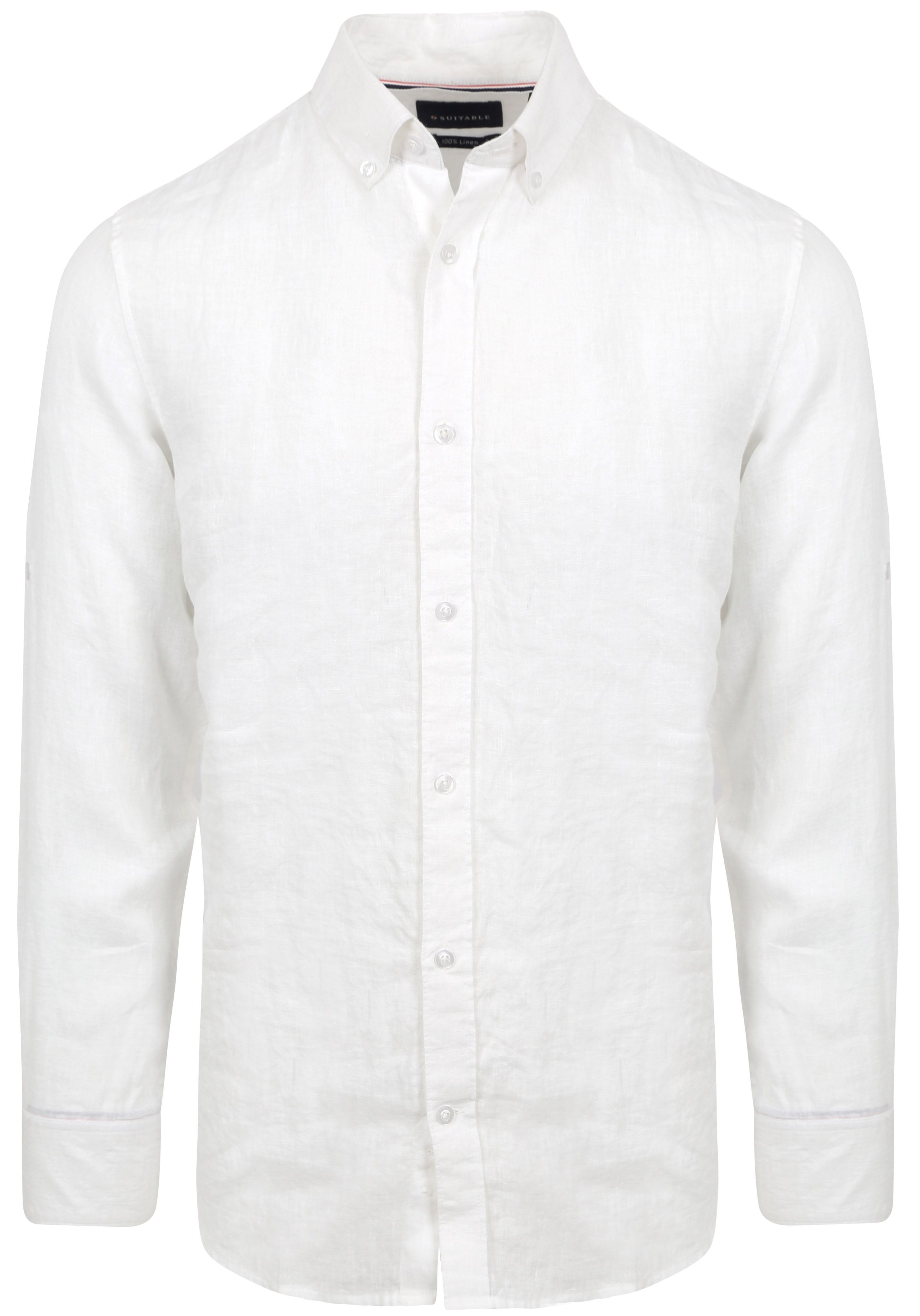 Skjorta i Vitt Linne