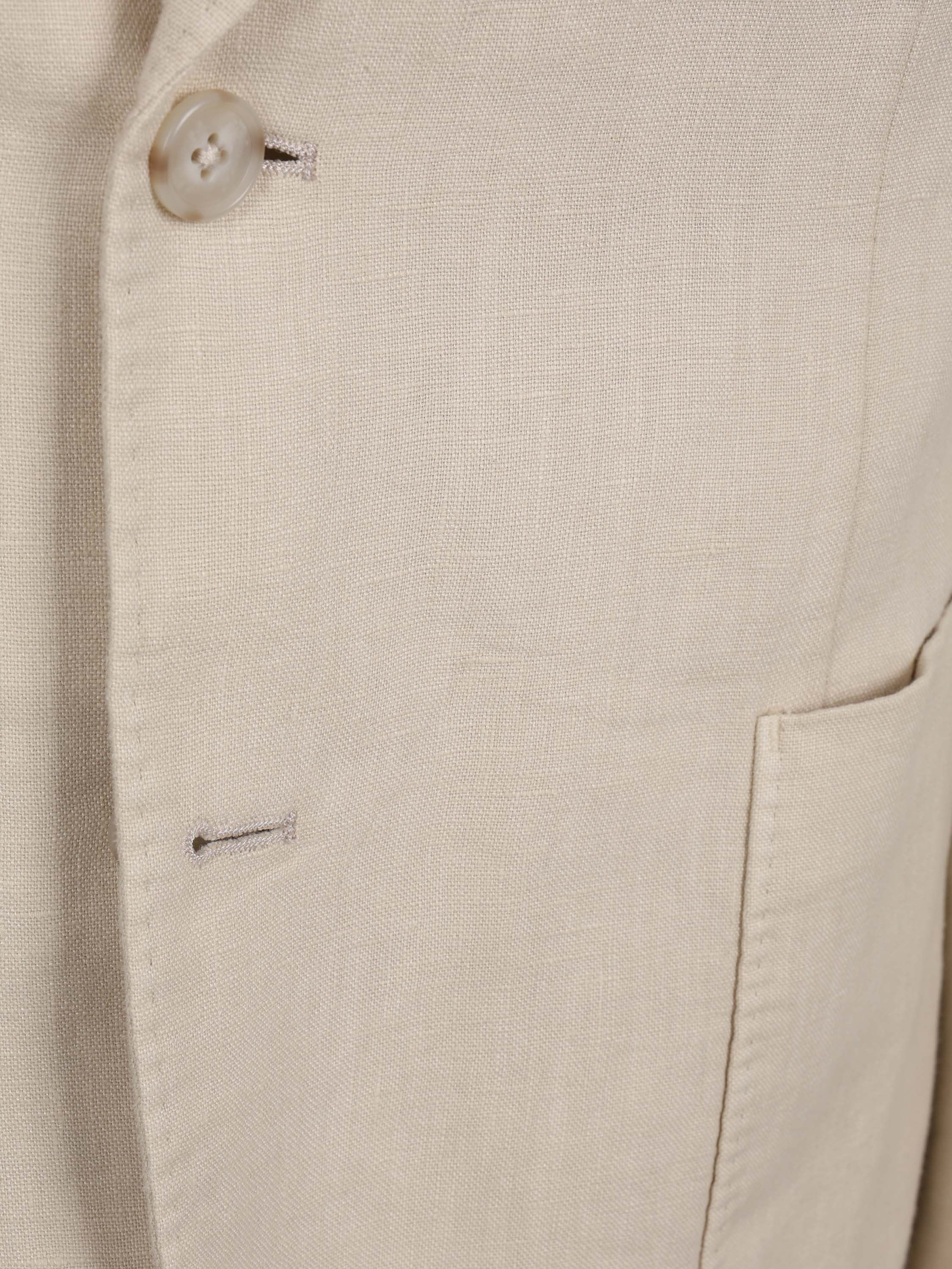 Suitable Washed Linen Suit Ecru Product / Detail
