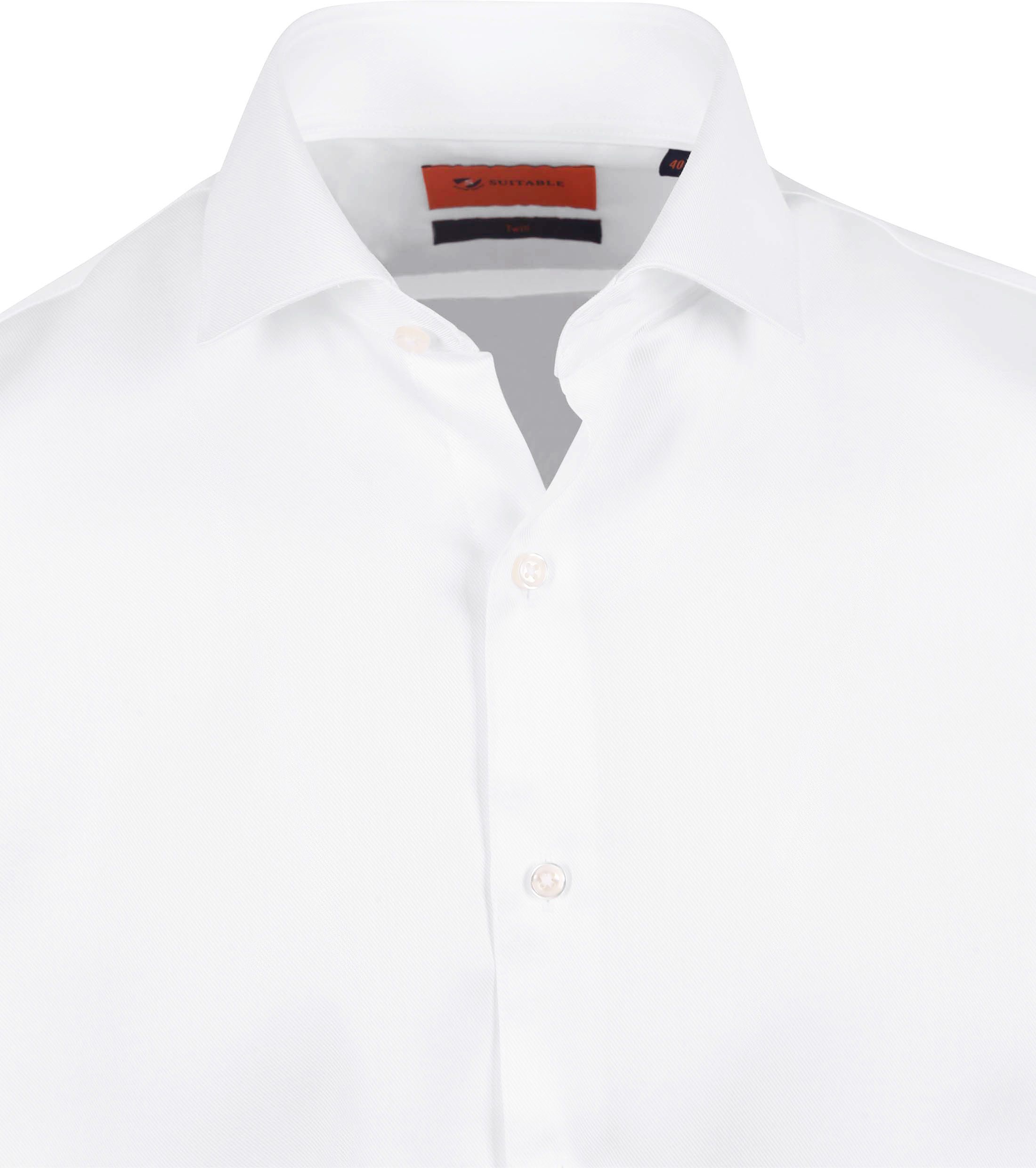 Suitable Wit Overhemd Slim Fit DR-01 Product / Detail