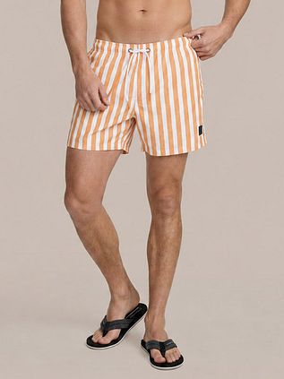 Suitable Short de Bain Big Stripe Orange