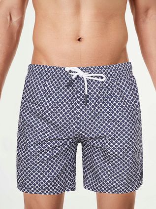 Suitable Badeshorts Circle Chain Navy
