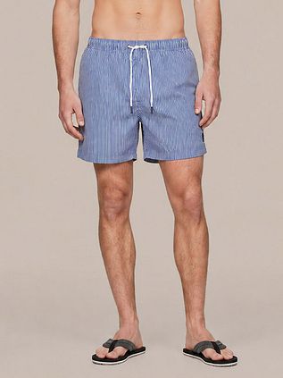 Suitable Short Bain Rayé Marine