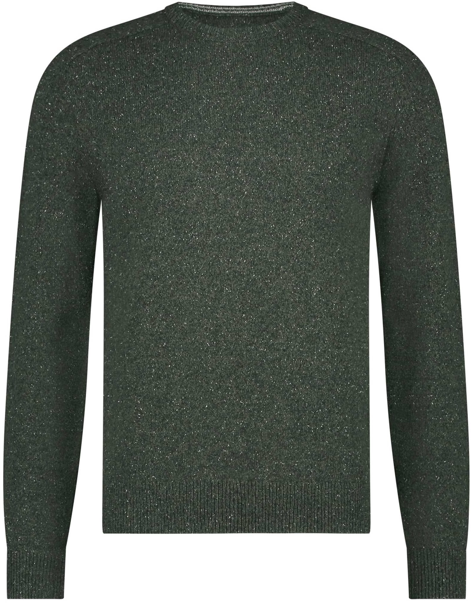 Sweter State of Art Donegal Melange w kolorze ciemnozielonym
