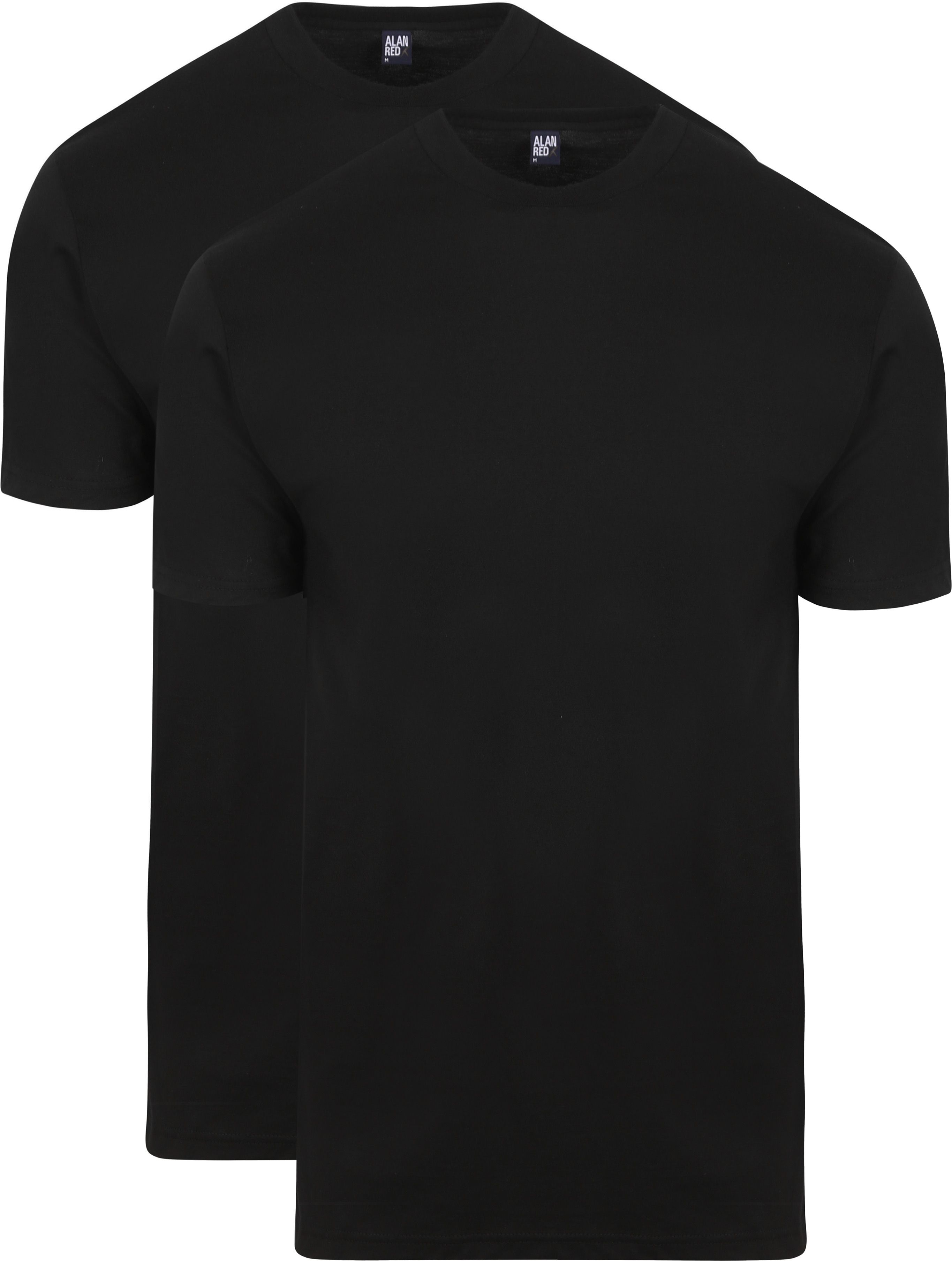 T-Shirt Alan Red Virginia negro (pack de 2)