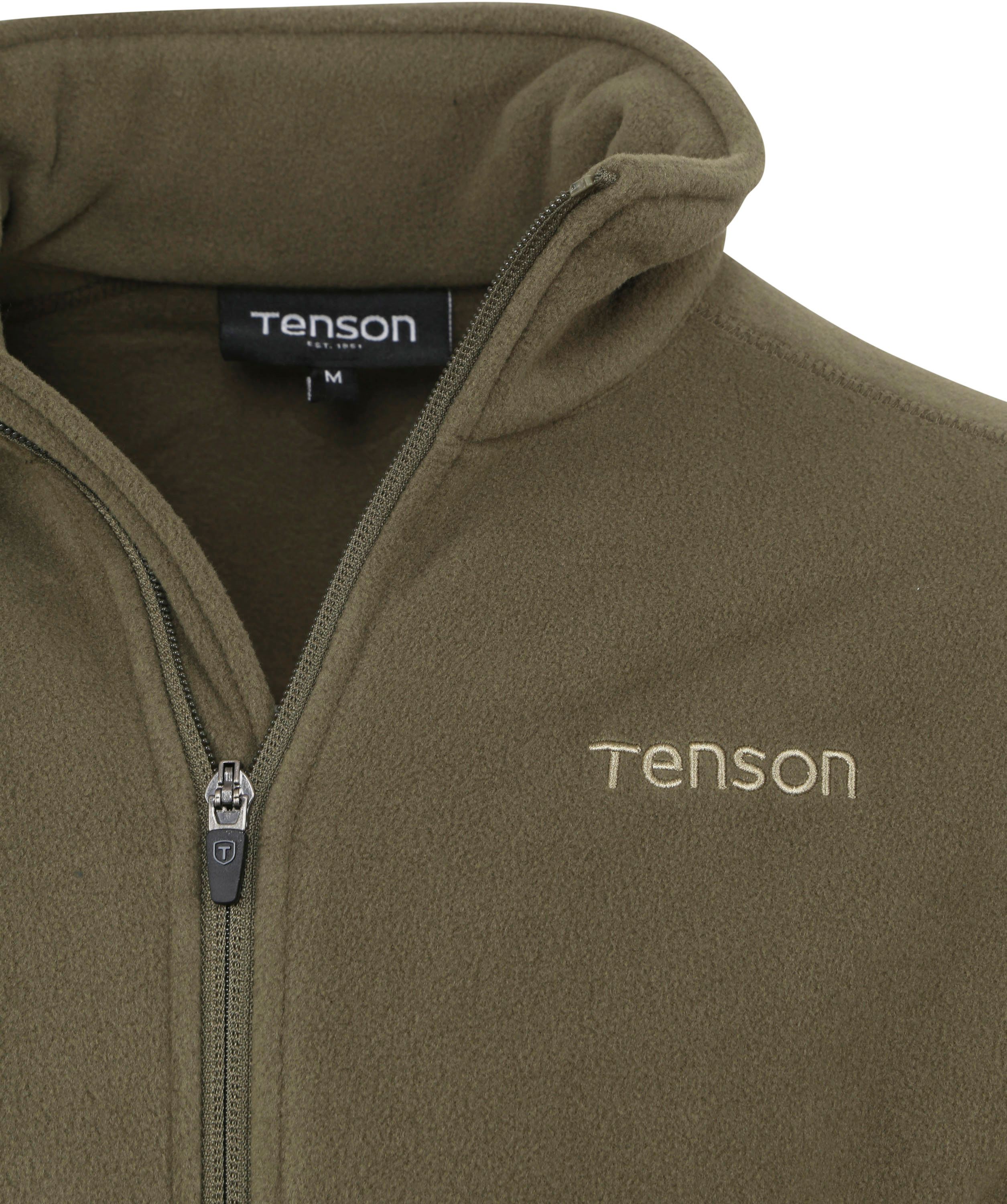 Tenson Miracle Fleece Jack Olijfgroen Product / Detail