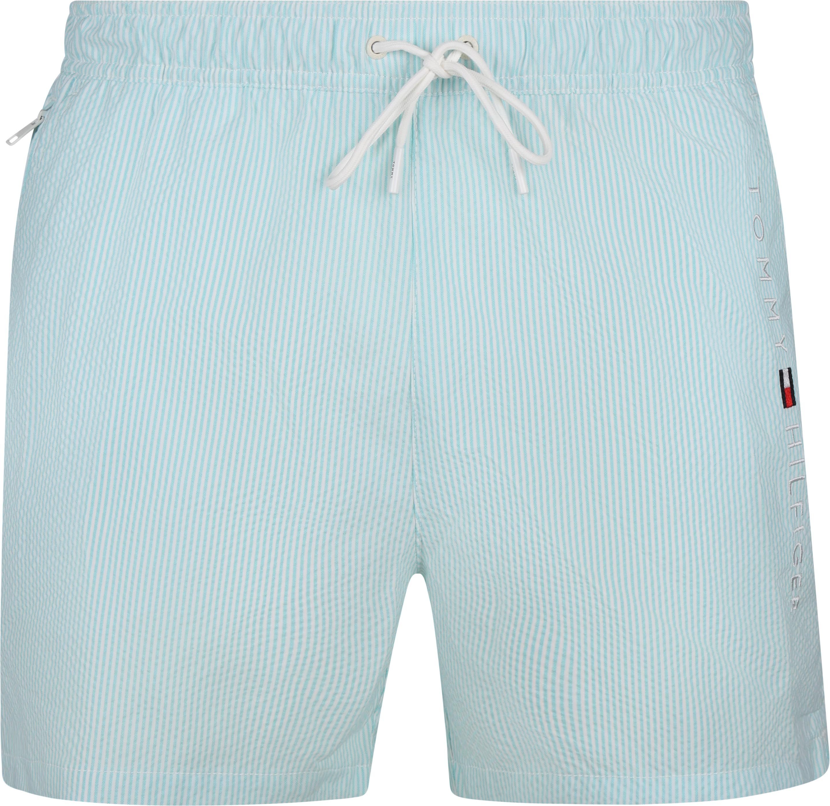 Tommy Hilfiger Badeshorts Drawstring Seersucker Aqua Product