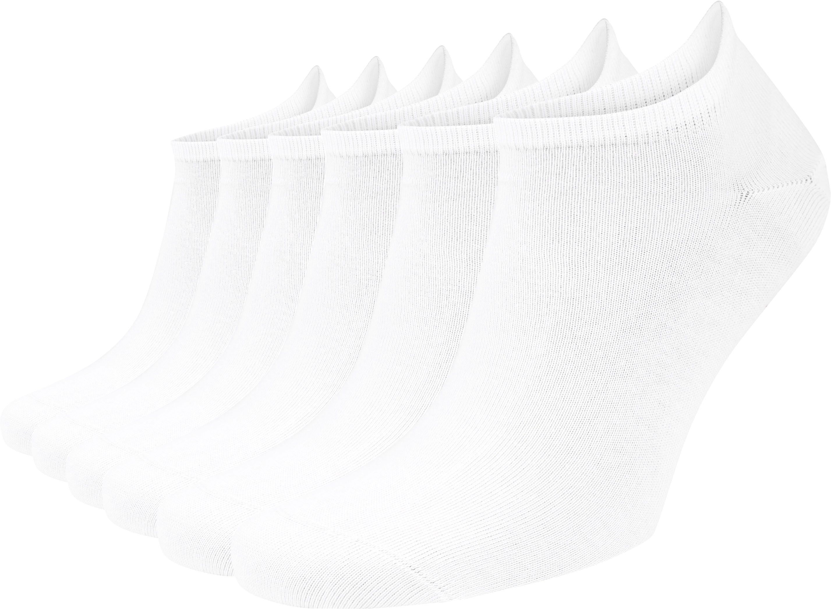 Skarpetki do sneakersów 6-pack białe