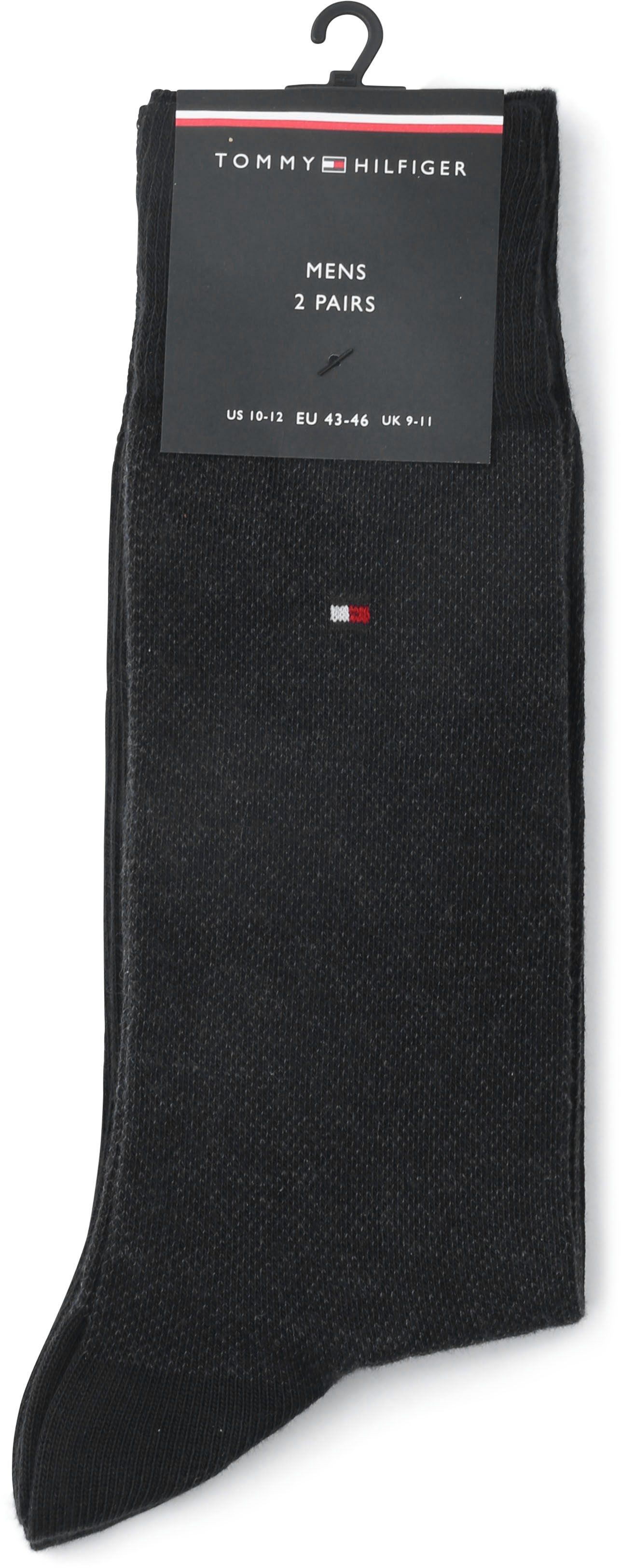 Tommy Hilfiger 2-Pair Socks Birdseye Black Product / Detail
