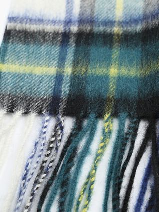 Barbour Schal Gordon Wolle Grün