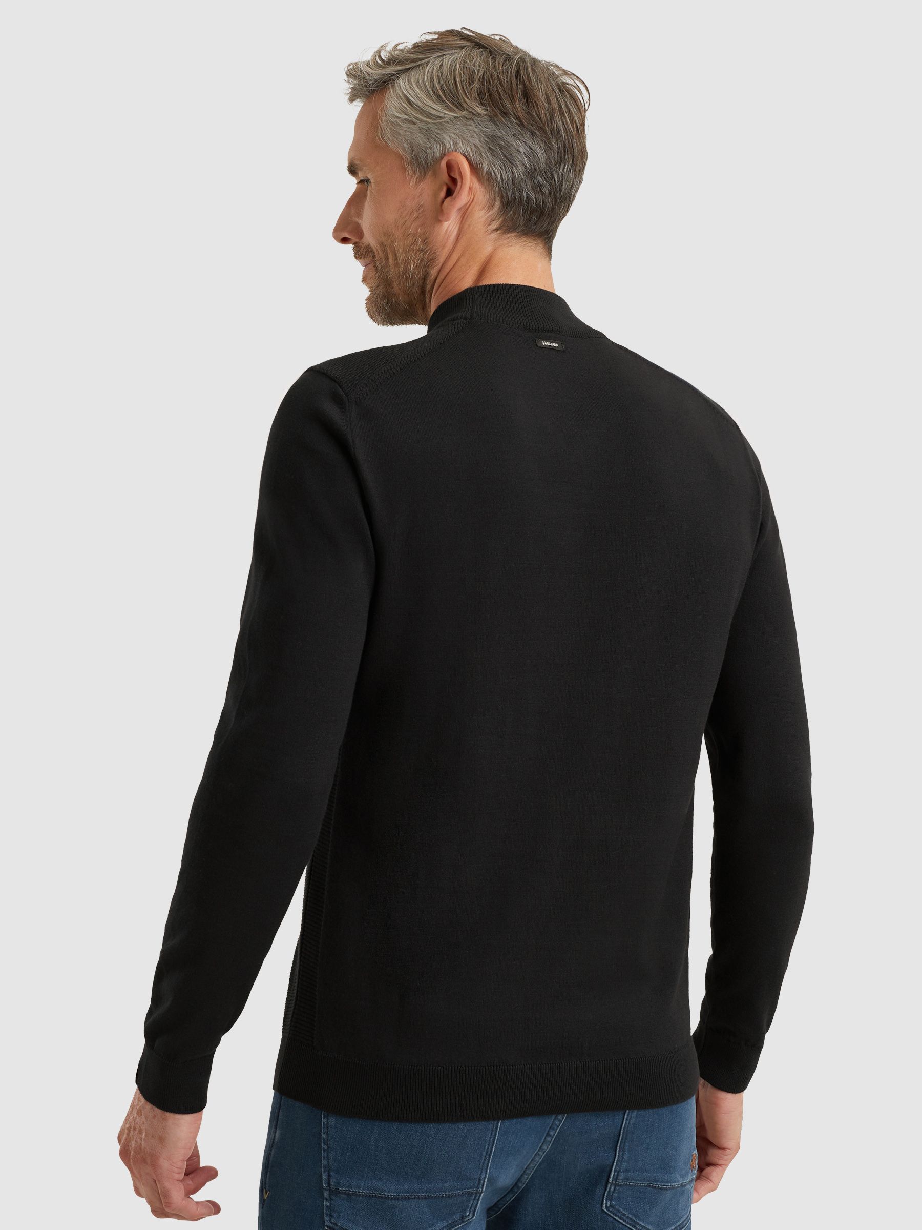 Vanguard Pull Maille Turtle Noir Model / Achterkant