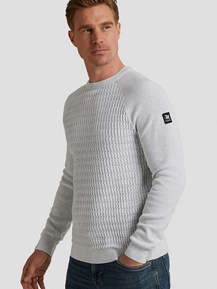 Vanguard Pullover Struktur Grau