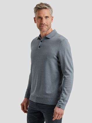 Vanguard Longsleeve Polo Shirt Blue